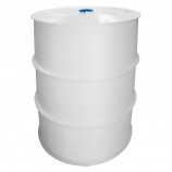 BARIL POLYÉTHYLÈNE ALIM BLANC - 35 GAL (42 GAL.US) - 1 BOUCHON DE 2" DESSUS + 1 BOUCHON DE 2" CÔTÉ