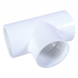 "T" ADAPTER SOC WHITE PVC - 1" (SOC X SOC)
