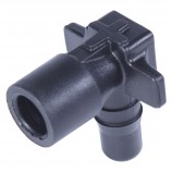 ADAPTATEUR 90° 5/16 NOIR (BOTTINE) (100UN/PQT)