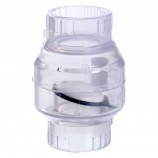 CLAPET ANTI-RETOUR PVC CLAIR COLLÉ - 2" (COL X COL)