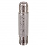 MAMELON CÉDULE 40 FILETÉ MÂLE INOX 316 - 3/8" X 1 1/2" (MNPT X MNPT)
