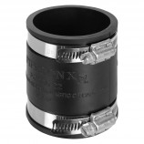 RUBBER COUPLING WITH COLLARS - 2"