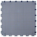 TUILE GRILLAGEE NERVURE 0.003" - 12" X 12" - BLEU MARINE