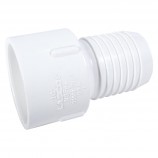 ADAPTER INSERT SOC WHITE PVC - 1 1/2" (INS X COL)