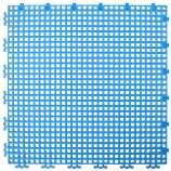 TUILE GRILLAGEE NERVURE 0.008" - 12" X 12" - BLEU ROYAL