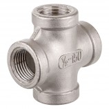 CROSS FEMALE THREADED SS 316 - 1/2" (FNPT)