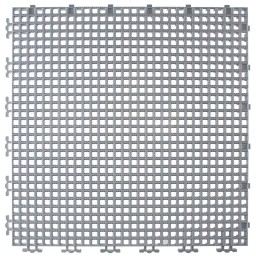 TUILE GRILLAGEE NERVURE 0.008" - 12" X 12" - GRIS MOYEN