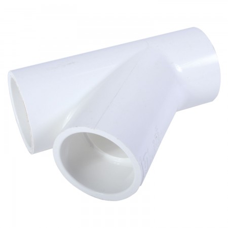ADAPTATEUR EN "Y" COLLÉ PVC BLANC - 1 1/4" (COL X COL)
