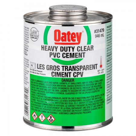 COLLE POUR PVC CLAIRE HD - 946 ML