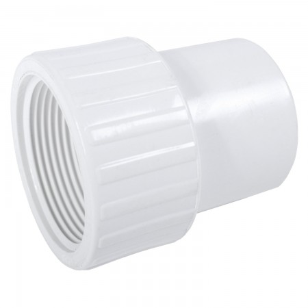 ADAPTATEUR SPIGOT FILETÉ FEMELLE PVC BLANC - 1 1/2" (SPIG X FNPT)