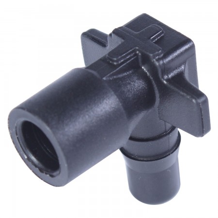 ADAPTATEUR 90° 5/16 NOIR (BOTTINE) (100UN/PQT)