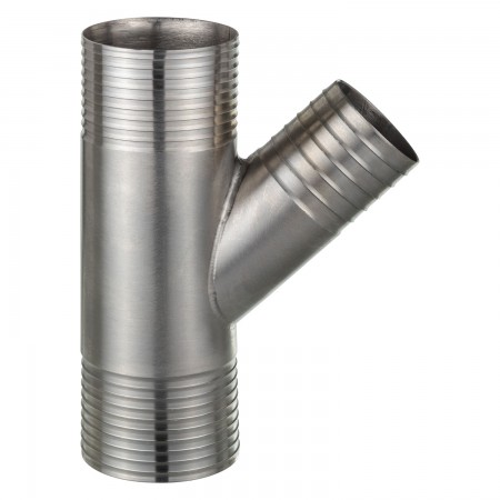 "Y" SS FITTING - 1 1/2'' X 1'' (INS X INS)
