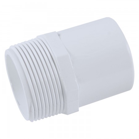 ADAPTATEUR FILETÉ SPIGOT PVC BLANC - 1 1/2" (MNPT X SPIG)