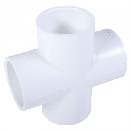 CROSS SOC WHITE PVC - 2" (SOC X SOC)