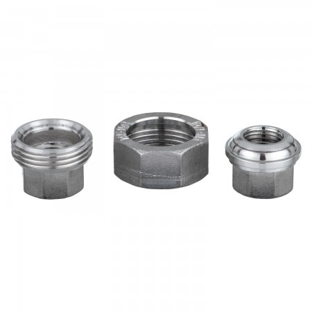 UNION DÉMONTABLE FILETÉ FEMELLE INOX 316 - 1/4" (FNPT X FNPT)