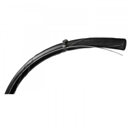 MAINLINE 2" BLACK - LASHED WITH #9HC GALV WIRE AND 0.045" SS LASHING WIRE - PER FOOT