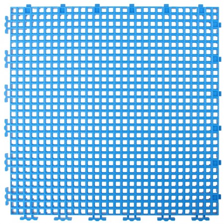 RIBBED 0.003" GRID TILE - 12" X 12" - ROYAL BLUE