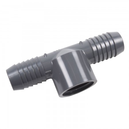 "T" ADAPTER REDUCER INSERT FEMALE THREADED PVC - 1" X 1/2" (INS X INS X FNPT)