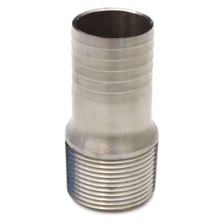 THREADED ADAPTER SS - 1 1/2" X 1" (MNPT X INS)