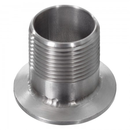 PARTIE FILETÉE MÂLE 1" POUR BRIDE 1 1/2" - INOX