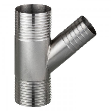 RACCORD INOX "Y" - 1 1/2'' X 3/4'' (INS X INS)