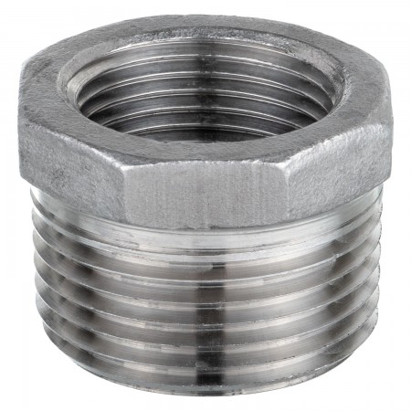 RÉDUIT FILETÉ MÂLE/FEMELLE INOX 316 - 3/8" X 1/4" (MNPT X FNPT)