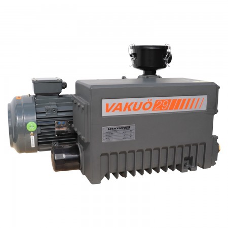 POMPE À PALETTE ROTATIVE VAKUÖ29 - 2.2 KW-EQ.3 HP - 45 CFM - ASS'É MOT.3 PH. - 3800 ENT.