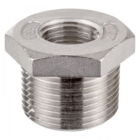 REDUCER MALE/FEMALE THREADED SS 316 - 2" X 1" (MNPT X FNPT)