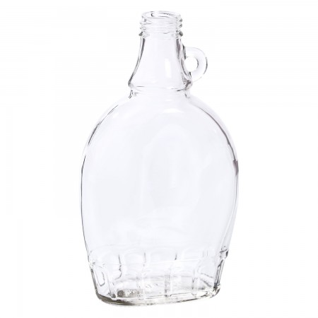 BOUTEILLE DE VERRE - MODÈLE FLAT - 8OZ (12/PQT)