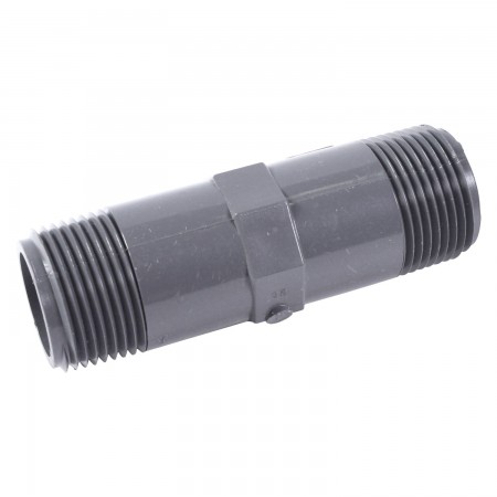 MAMELON FILETÉ MÂLE PVC - 1" X 2" (MNPT X MNPT)