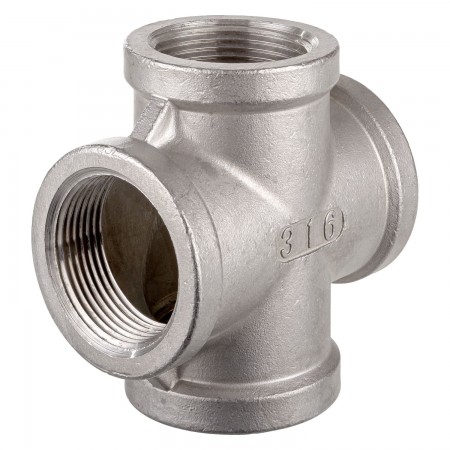 CROSS FEMALE THREADED SS 316 - 2" (FNPT)