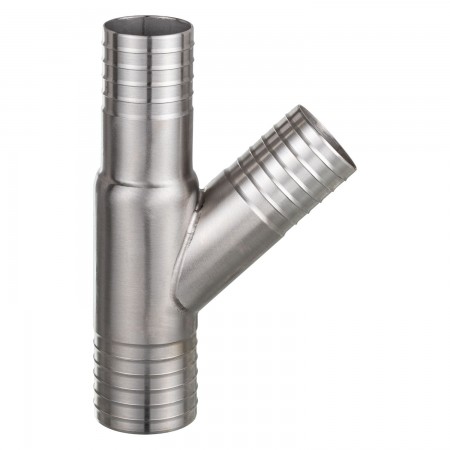 RACCORD INOX "Y" RÉDUIT - 1 1/4'' X 1" X 1" (INS X INS)