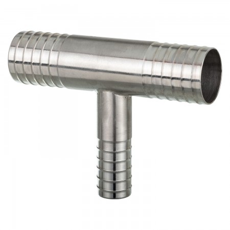 "T" SS FITTING - 1 1/2'' X 1 1/2'' X 1'' (INS X INS)