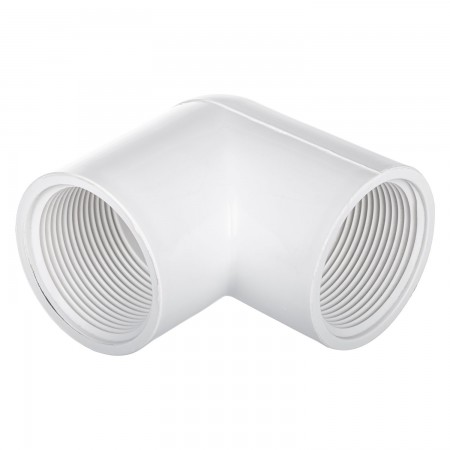 ELBOW 90° FEMALE THREADED WHITE PVC - 3/4" (FNPT X FNPT)