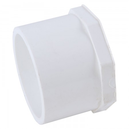 PLUG SPIGOT WHITE PVC - 2" (SPIG)