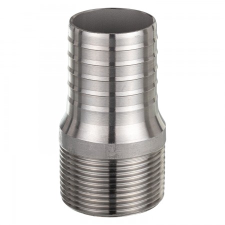 RACCORD VISSÉ INOX - 1 1/2" X 1 1/2" (MNPT X INS)
